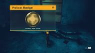 A player obtains the Police Badge in Stray (Image via BlueTwelve Studio)